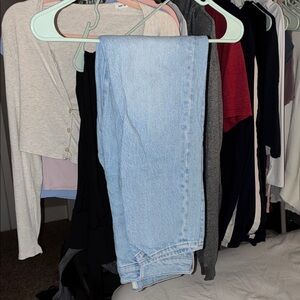 Madewell Women's Straight Leg Jeans in Light Blue